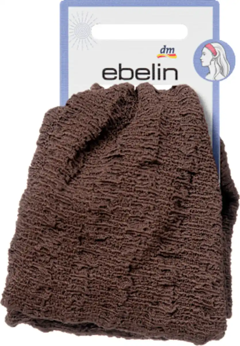 Bild 2 von ebelin Haarband mit Struktur, braun, 1 St