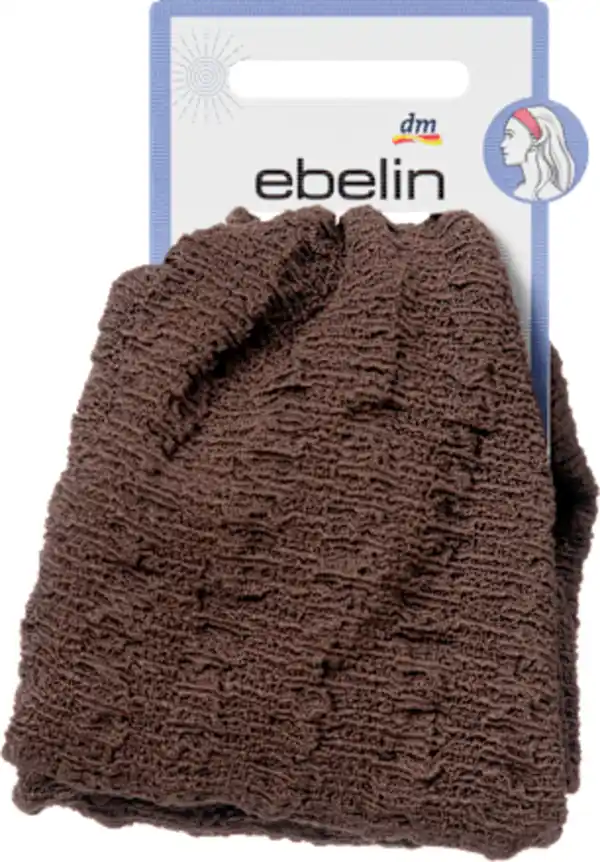 Bild 2 von ebelin Haarband mit Struktur, braun, 1 St
