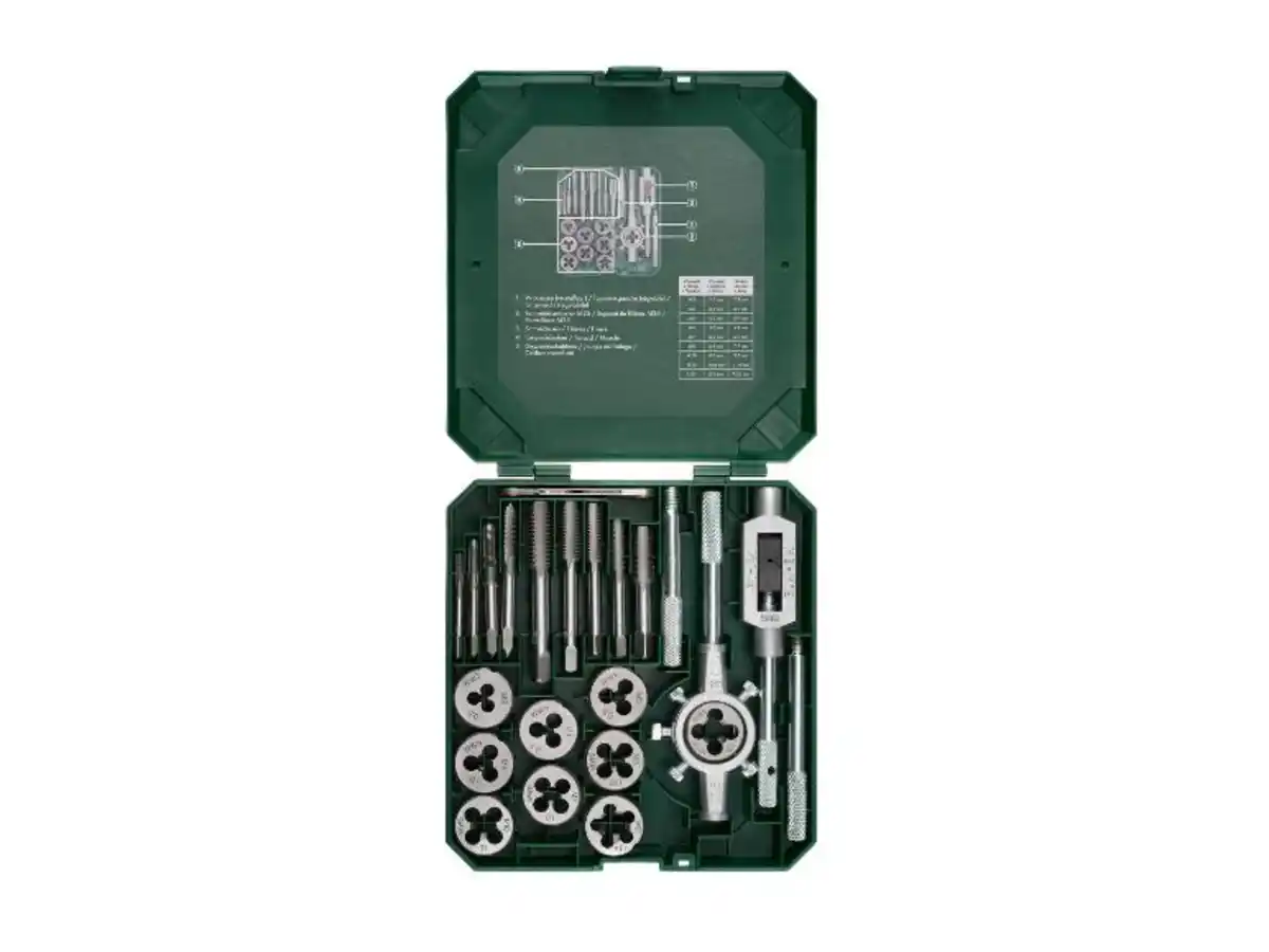 Bild 3 von PARKSIDE® Gewindebohrer-Schneideisen-Set, 21-teilig