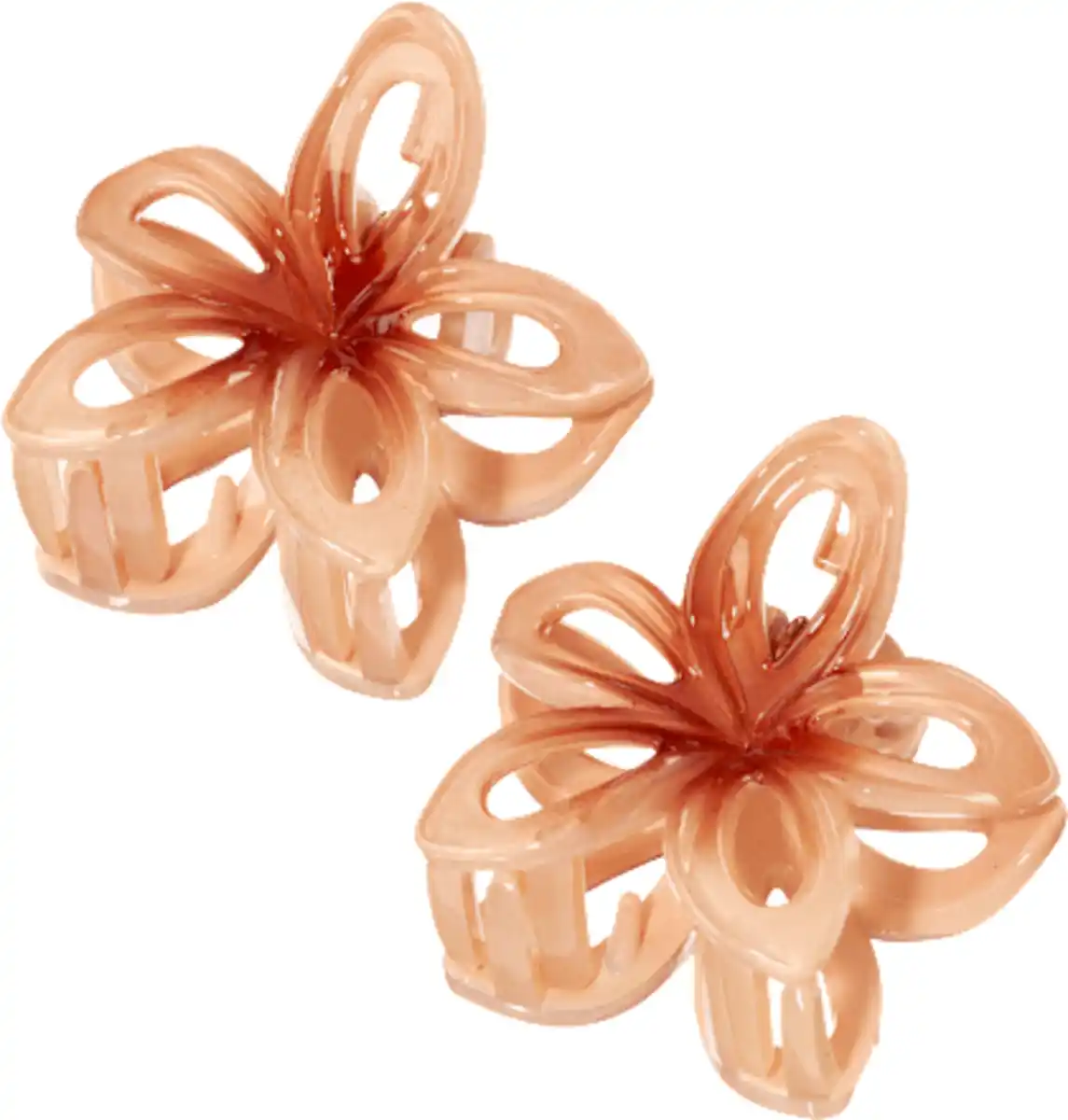 Bild 3 von ebelin Haarklammern Blumen, apricot, 2 St