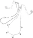 Bild 3 von ebelin Fußketten mit Strass, Silber-Optik, 2 St