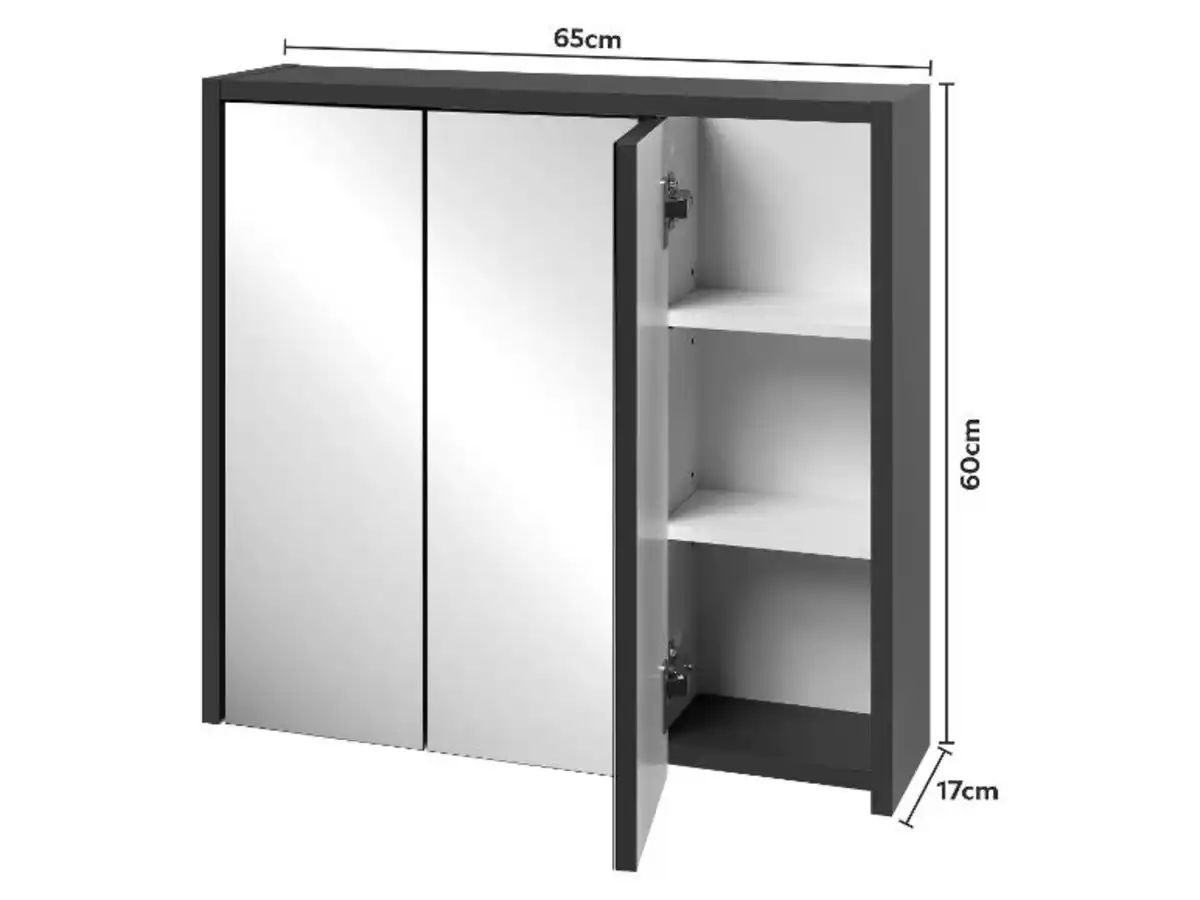 Bild 2 von LIVARNO® Bad-Spiegelschrank »Oslo«