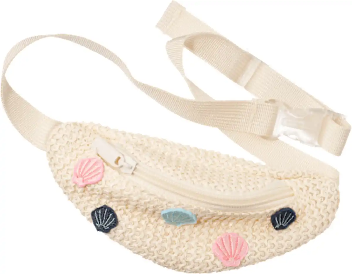 Bild 2 von ebelin Bauchtasche aus Bast mit Muscheln, 1 St