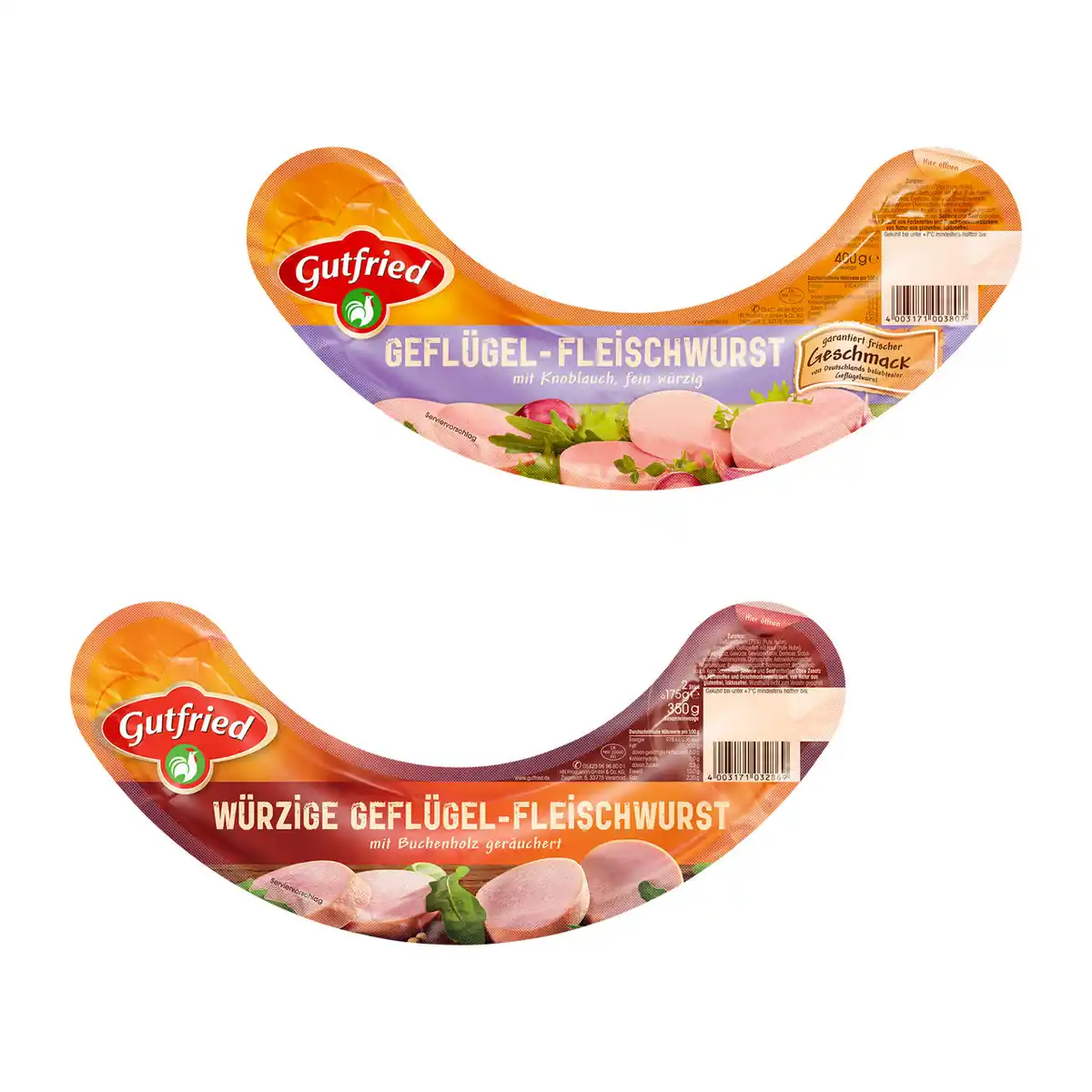 Bild 1 von GUTFRIED Geflügel-Fleischwurst