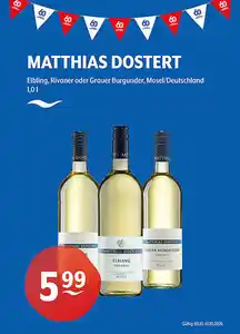 MATTHIAS DOSTERT Elbling, Rivaner oder Grauer BurgunderMosel/Deutschland