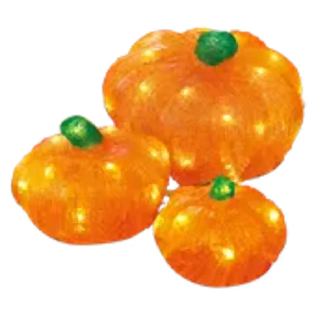 Bild 1 von 3er-Set Halloween LED-Kürbis
