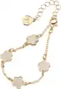 Bild 3 von ebelin Armband mit Blumen, Gold-Optik, 1 St
