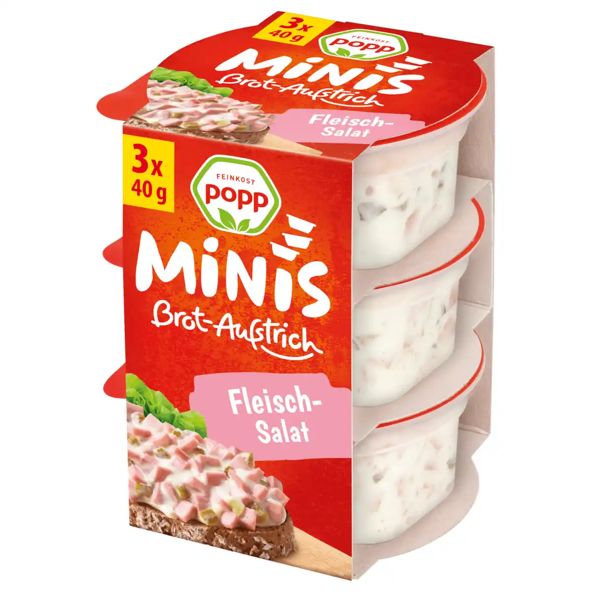 Bild 1 von Popp Fleischsalat 3x40g