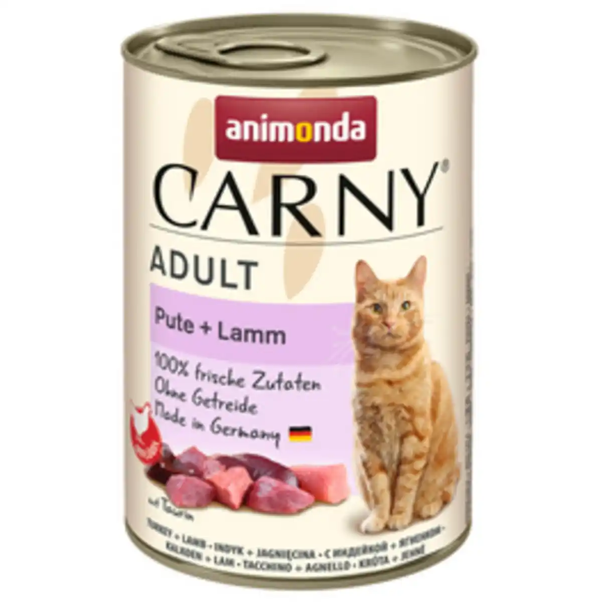 Bild 1 von animonda CARNY Katzen-Nassfutter »Carny«, Pute + Lamm, 400 g