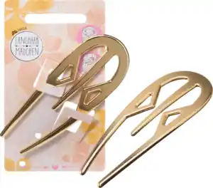 LANGHAARMÄDCHEN Haar-Pin Gold-Optik, 1 St