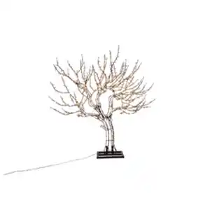 Led-Baumsilhouette, 600 LEDs, Höhe 140 cm, IP44, inkl. Fußteil und Befestigungsmaterial
