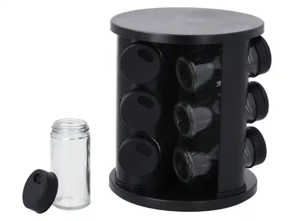 Bild 2 von SILVERCREST® Drehbares Gewürzregal, inkl. 9 Glasbehältern