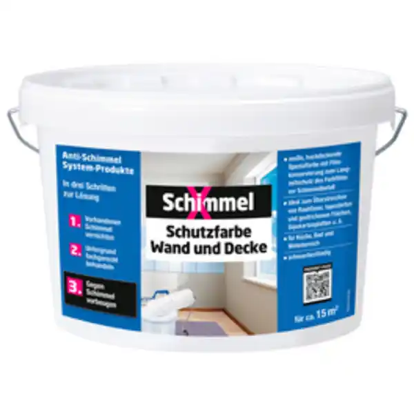 Bild 2 von SchimmelX Anti-Schimmelfarbe, weiß, 2,5 l