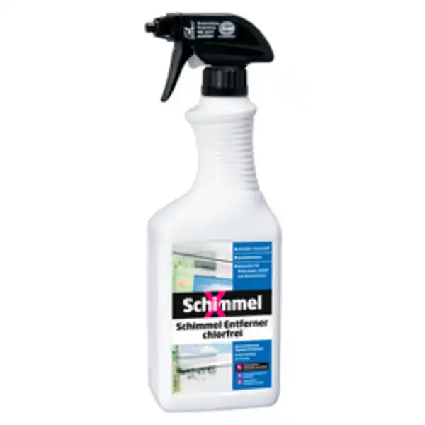 Bild 2 von SchimmelX Schimmel-Entferner »chlorfrei«, transparent, 0,75 l, 10-15 m²