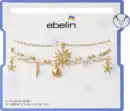 Bild 2 von ebelin Halsketten maritim mit Perlen, Gold-Optik, 3 St