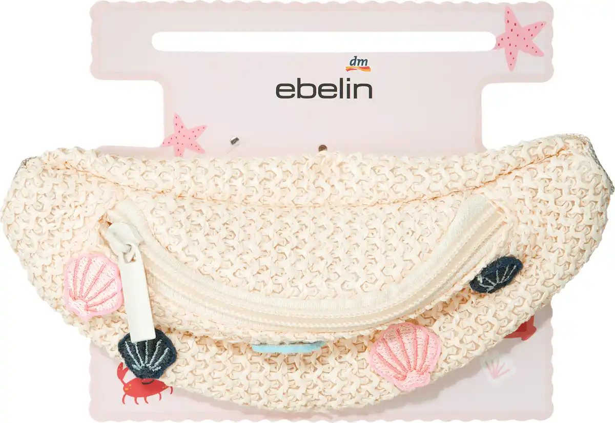 Bild 1 von ebelin Bauchtasche aus Bast mit Muscheln, 1 St