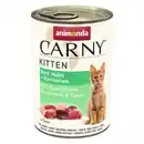 Bild 1 von animonda CARNY Katzen-Nassfutter, Geschmacksrichtung: Rind/Huhn/Kaninchen, 12 Stück à 400 g