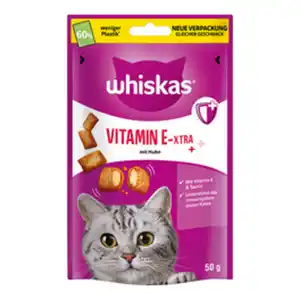 WHISKAS Katzensnack, Ergänzungsfuttermittel, 60 g