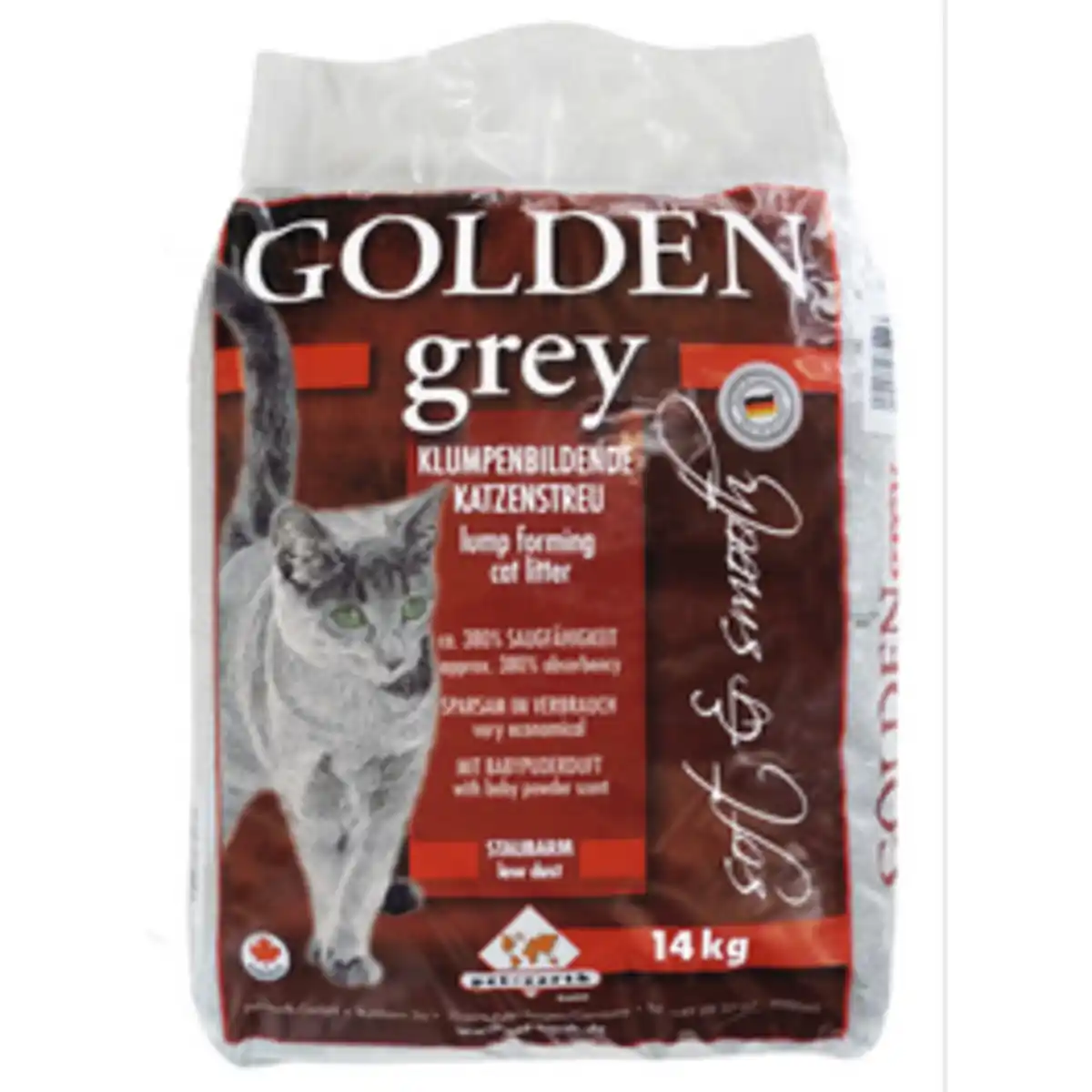 Bild 2 von GOLDEN Katzenstreu »grey«, 1 Sack, 14,1 kg