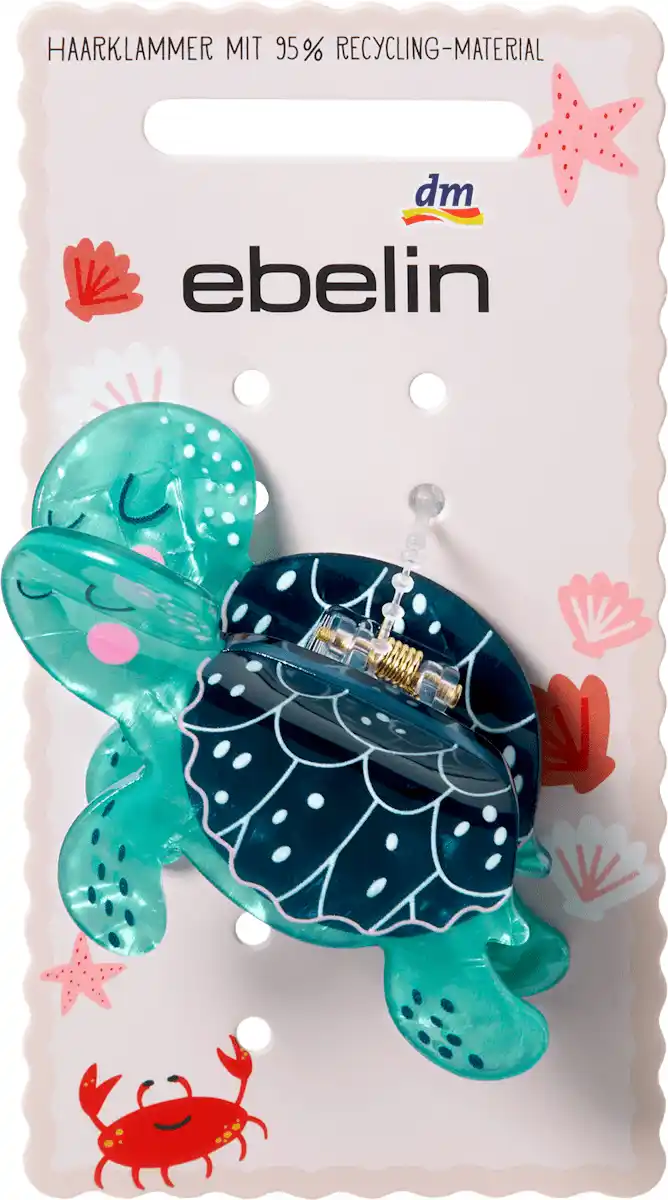 Bild 1 von ebelin Haarklammer Schildkröte, 1 St