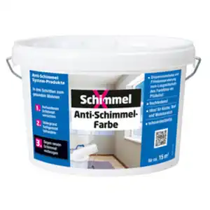 SchimmelX Anti-Schimmelfarbe, weiß, 2,5 l