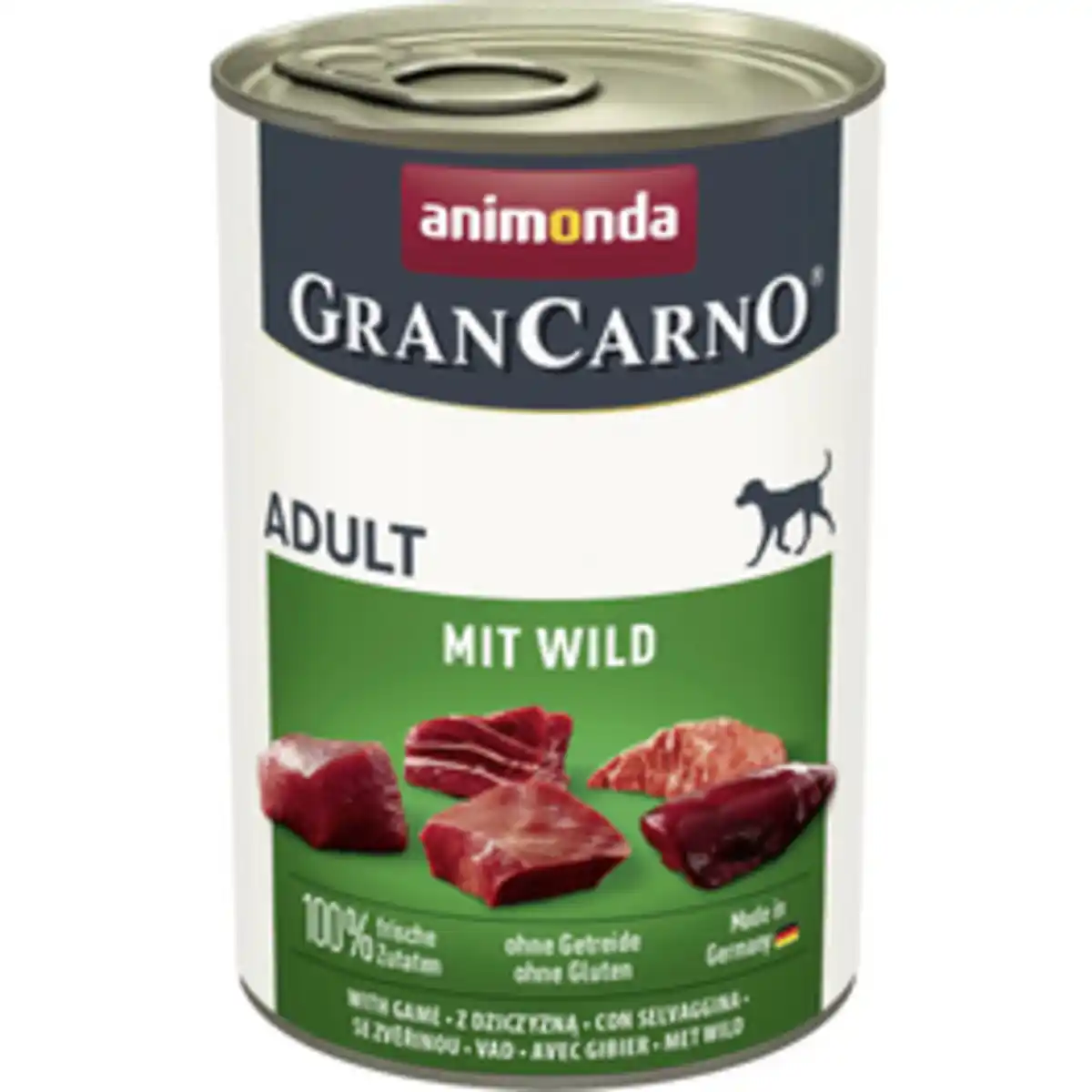 Bild 1 von animonda GranCarno Hunde-Nassfutter, Wild, 400 g, Adult