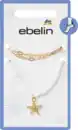 Bild 2 von ebelin Fußketten mit Seestern, Gold-Optik, 2 St