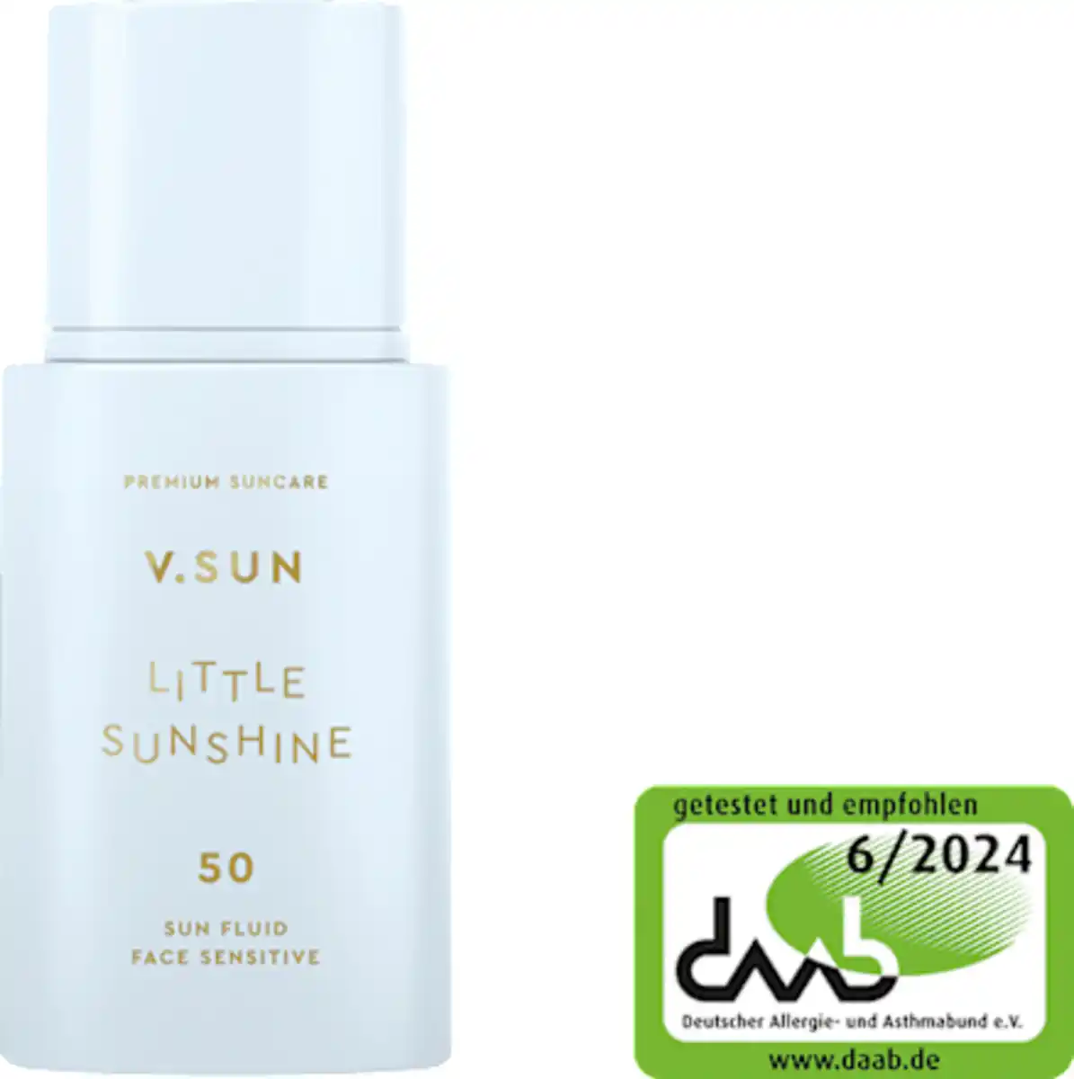 Bild 3 von V.SUN Sonnenfluid Gesicht sensitive "little Sunshine" LSF 50, 30 ml