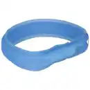 Bild 1 von TRIXIE Halsband, Flash Leuchtband USB, M–L: 50 cm/30 mm, Silikon, Blau