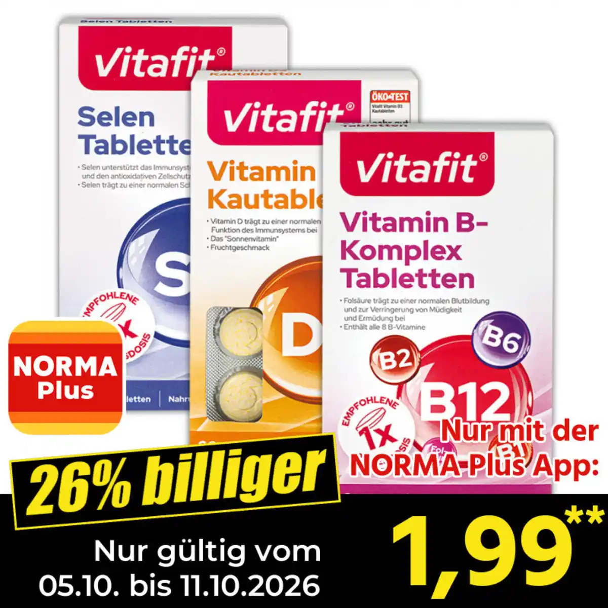 Bild 1 von Vitafit Vitamintabletten