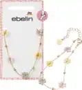 Bild 1 von ebelin Fußkette mit Blumen, Gold-Optik, 1 St