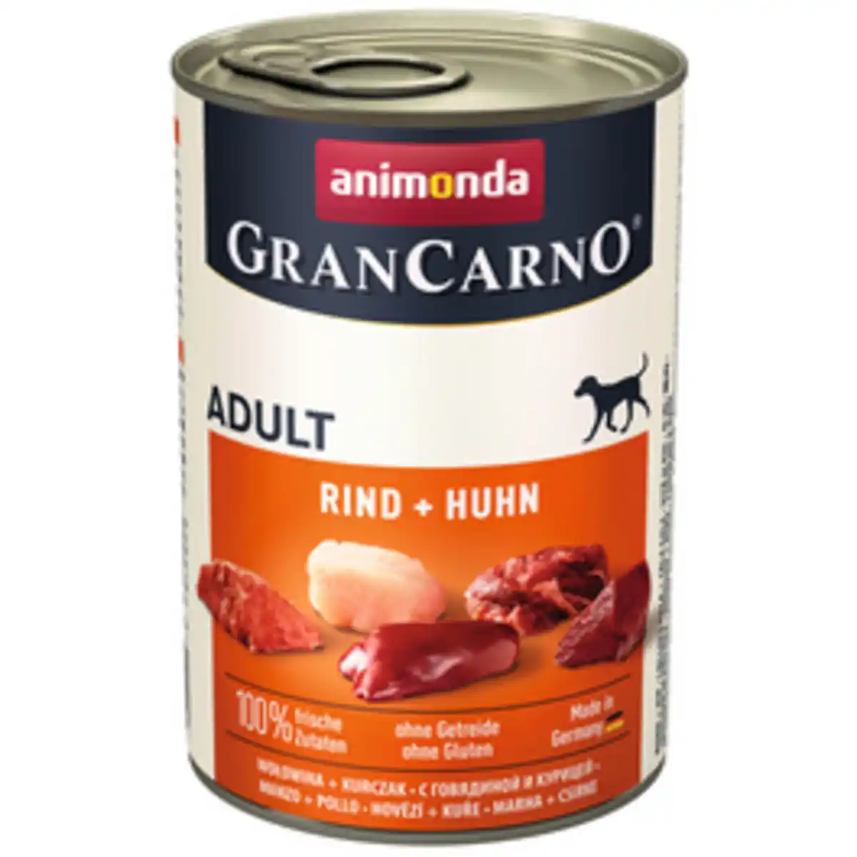 Bild 1 von animonda GranCarno Hunde-Nassfutter »Adult«, Rind/Huhn, 400 g