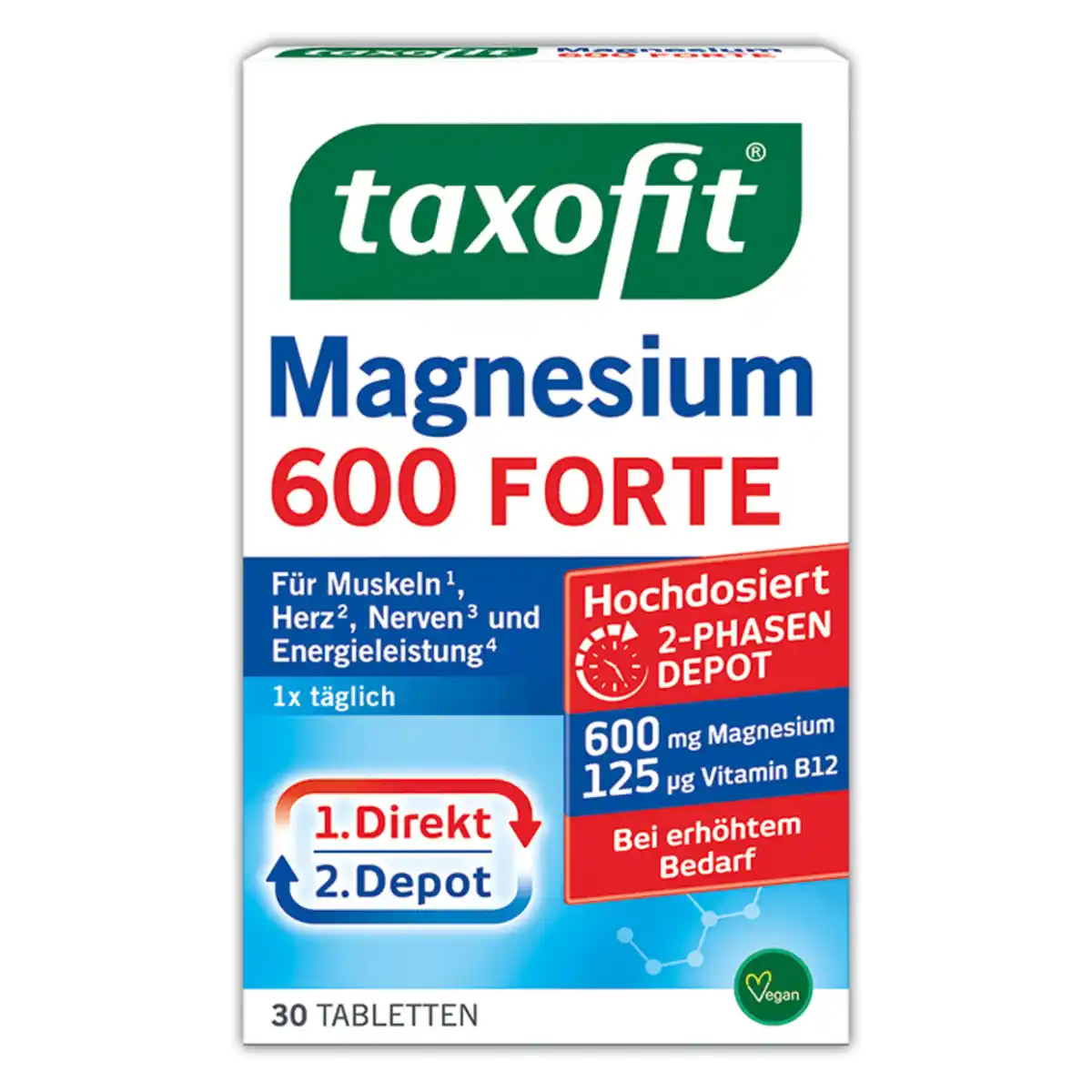 Bild 1 von Taxofit Magnesium 600 Forte