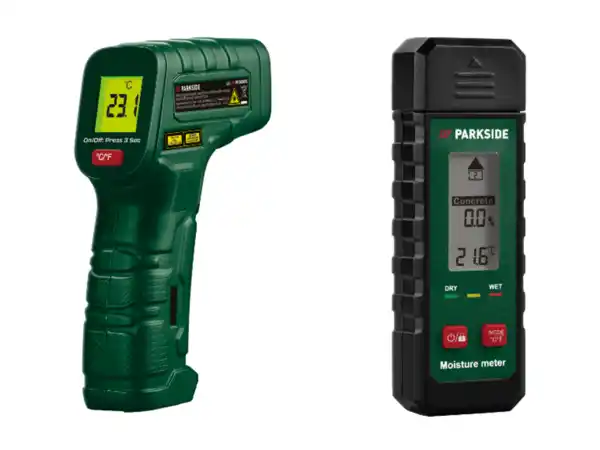 Bild 3 von PARKSIDE® Bau-/Holzfeuchtemessgerät »PBHM A1« / Infrarot-Thermometer »PITM A1«