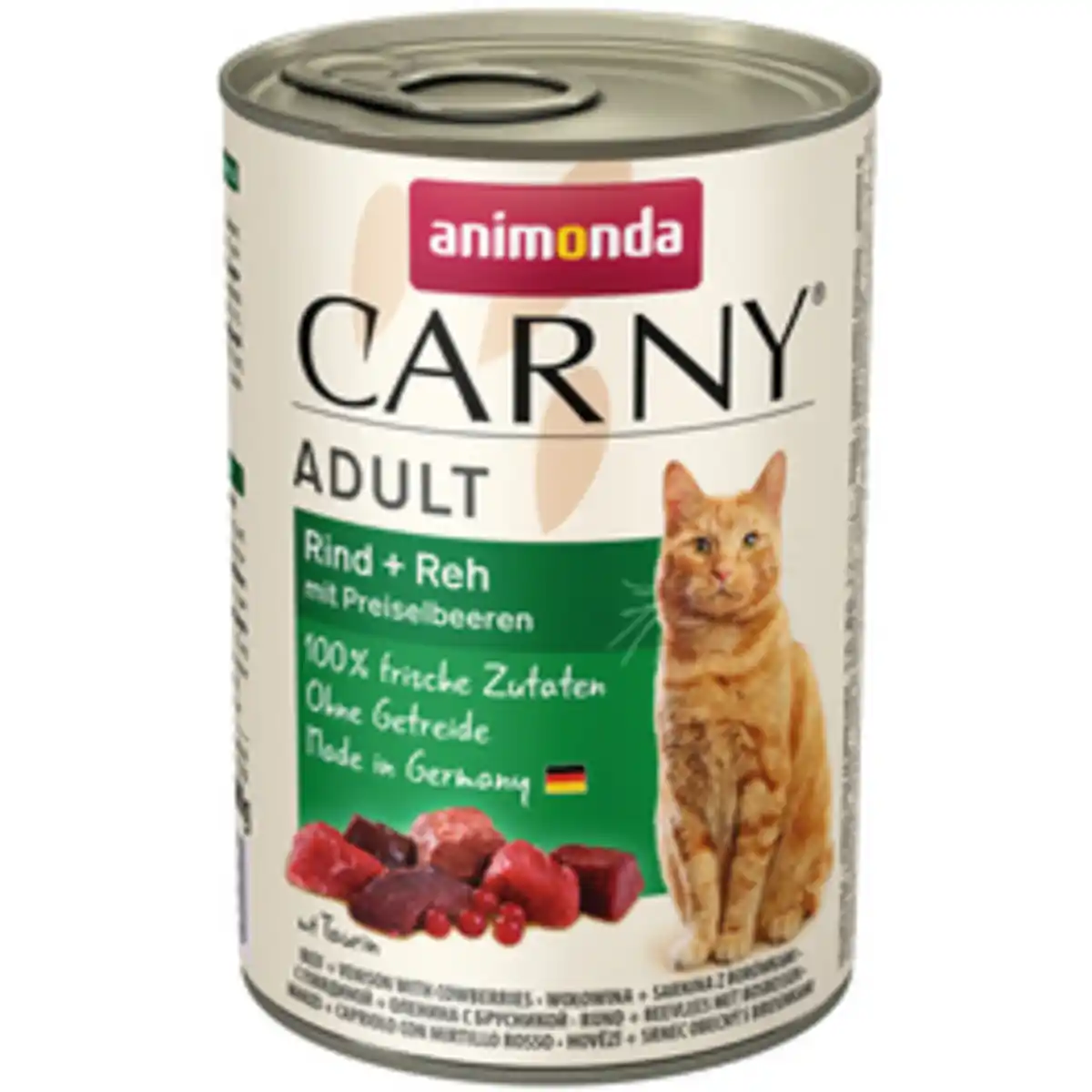 Bild 1 von animonda CARNY Katzen-Nassfutter »Carny«, Rind/Reh/Preiselbeeren, 400 g
