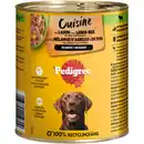 Bild 1 von PEDIGREE Hunde-Nassfutter Cuisine in Sauce mit Lamm, Leber, Nudeln & Karotten, Dose 800g