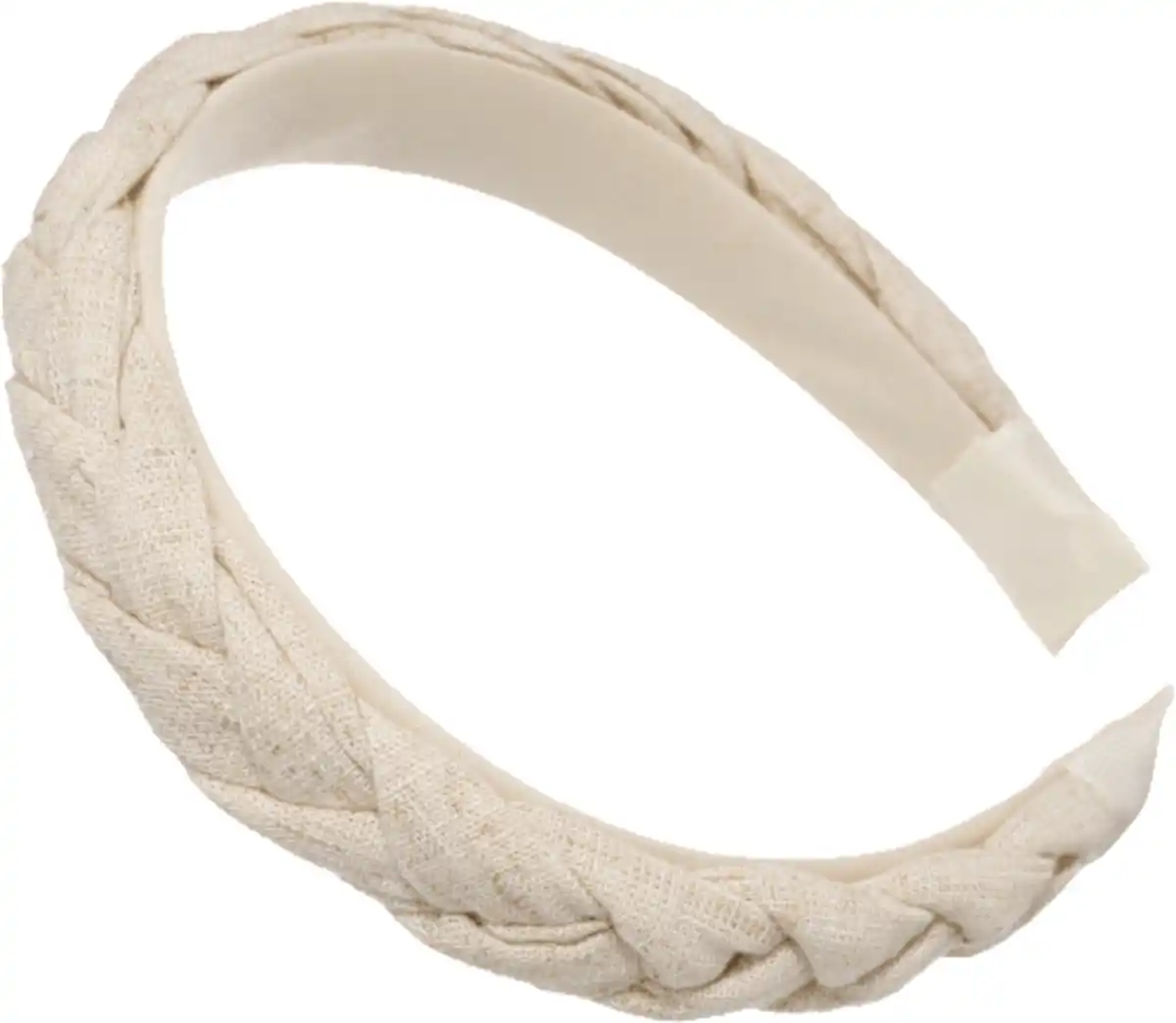 Bild 2 von ebelin Haarreif geflochten, beige, 1 St