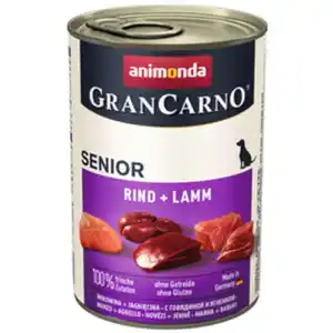animonda GranCarno Hunde-Nassfutter »Senior«, Rind/Lamm, 400 g