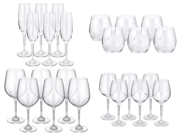Bild 3 von SILVERCREST® Sektgläser / Weißweingläser / Wassergläser / Rotweingläser, 6-teilig,  6 Gl