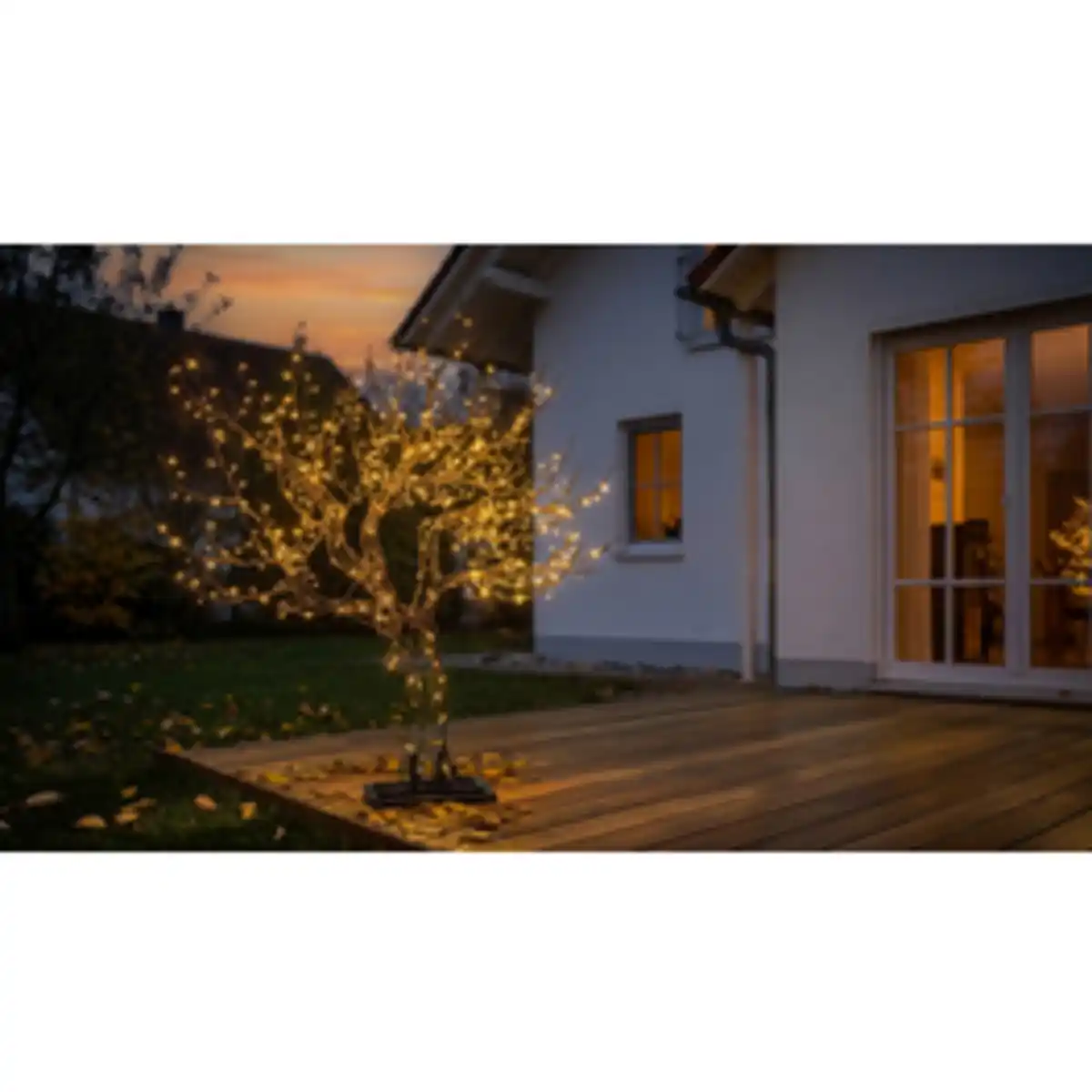 Bild 3 von Led-Baumsilhouette, 600 LEDs, Höhe 140 cm, IP44, inkl. Fußteil und Befestigungsmaterial