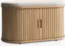 Bild 1 von Sitzbank LYNGVIG Rollläden beige/Eiche natur