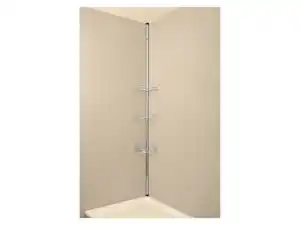 LIVARNO® Teleskop-Badregal, mit 3 Ablagekörben