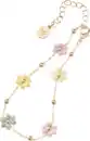 Bild 3 von ebelin Fußkette mit Blumen, Gold-Optik, 1 St