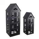 Bild 2 von CASAYA Dekohaus »Metallhaus«, BxHxT: 22 x 57 x 21,5 cm, schwarz