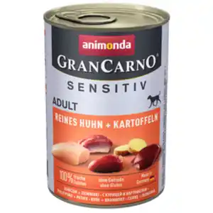 animonda GranCarno Hunde-Nassfutter »Sensitive«, Huhn/Kartoffel, 400 g