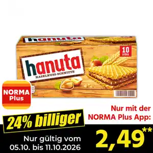 hanuta Haselnuss-Schnitte