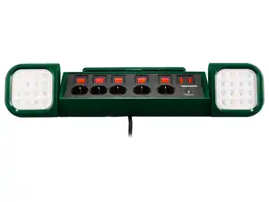 PARKSIDE® LED-Arbeitsleuchte mit Steckdosenleiste »PASD 3680 A1«