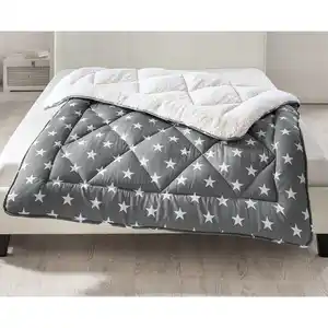 Ortho-Vital Kuschel-Wendesteppbett "Sterne" - ca. 135 x 200 cm