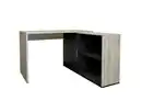 Bild 1 von Winkelschreibtisch Valley 124 x 119 x 75 cm Eiche Braun/Schwarz