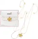Bild 1 von ebelin Halsketten mit Blume & Perlen, 3 St
